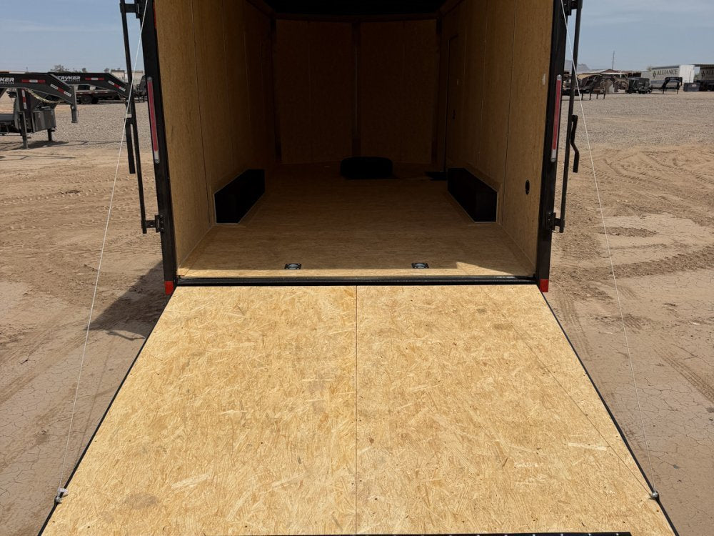 8.5 x 20 SE 10K Flat Top Sloped V Nose Car Hauler (2) 5000 lb Axles 146227