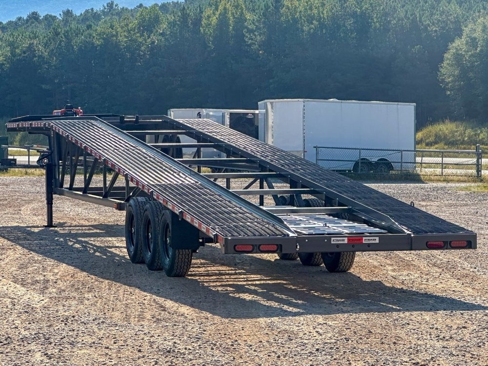 50' Stryker Gooseneck Wedge 3 Car Hauler - (3) 7k Axles Derated 004594