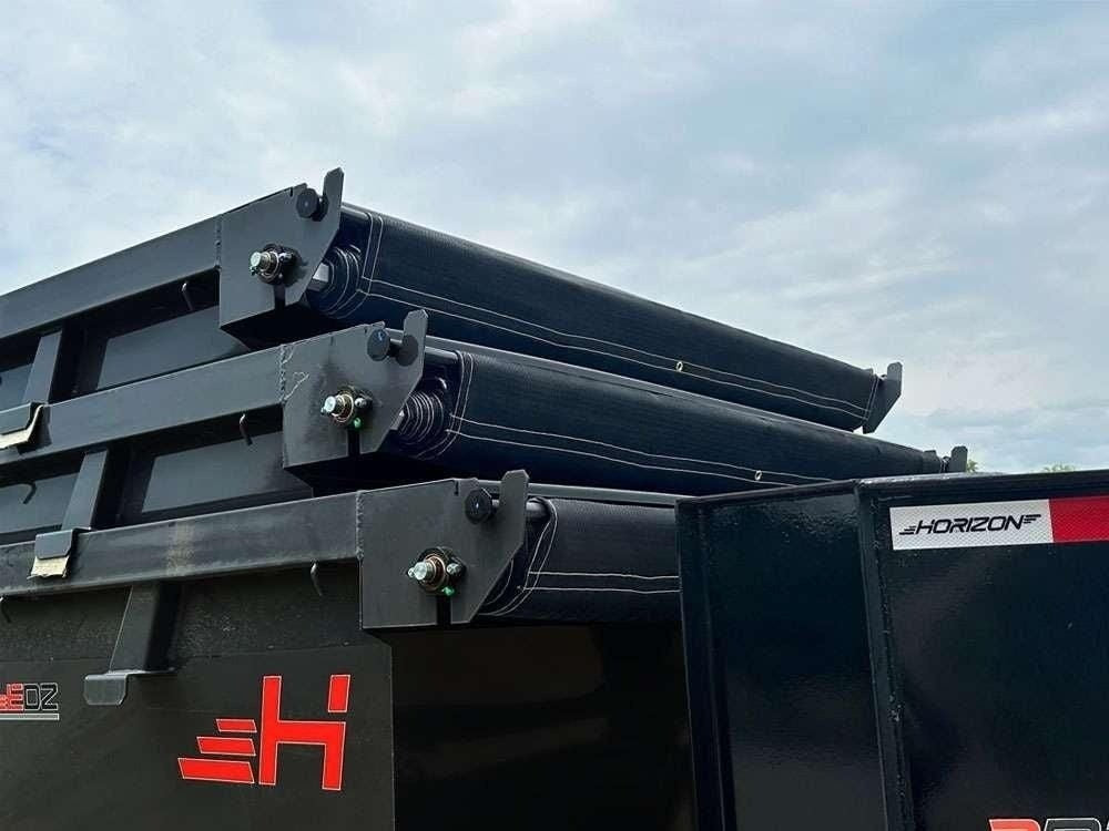 Horizon 16' RDZ GN Roll off Bundle (2) 7k Axles + 3 Bins w/ 4' Walls 9199-C