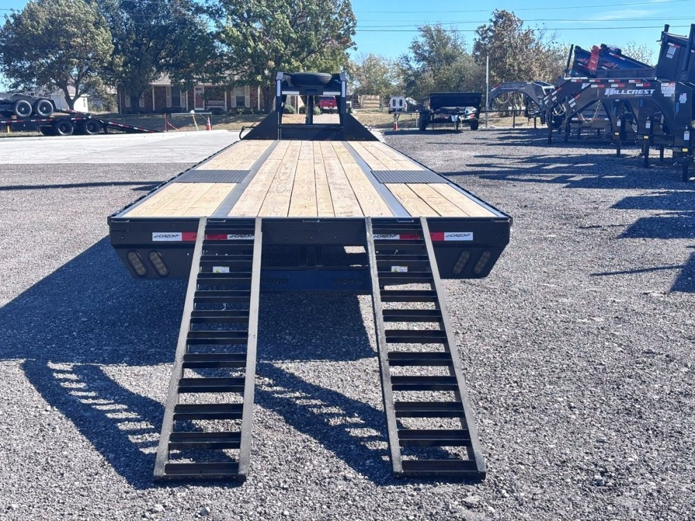 40' FHZ Gooseneck Deckover (2) 10K Axles Straight Deck 12350