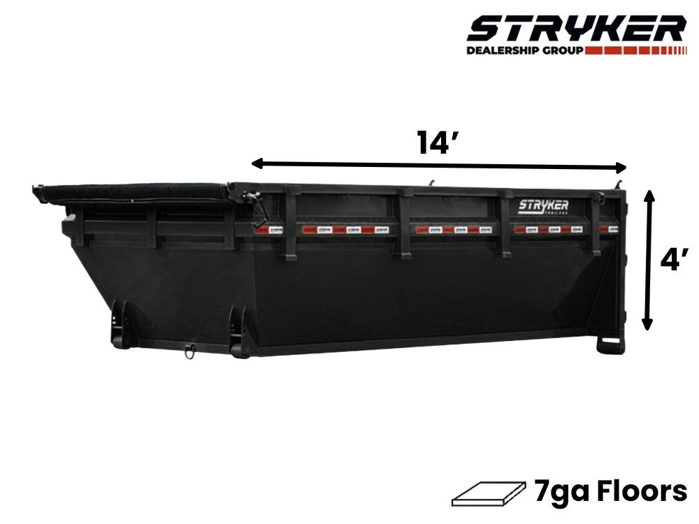 14' Stryker Roll Off Bin - 4' Side Walls 1433
