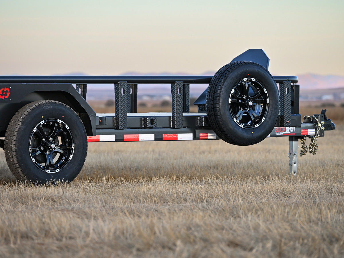 Buckshot 5 Pointer Bumper Pull Utility Trailer