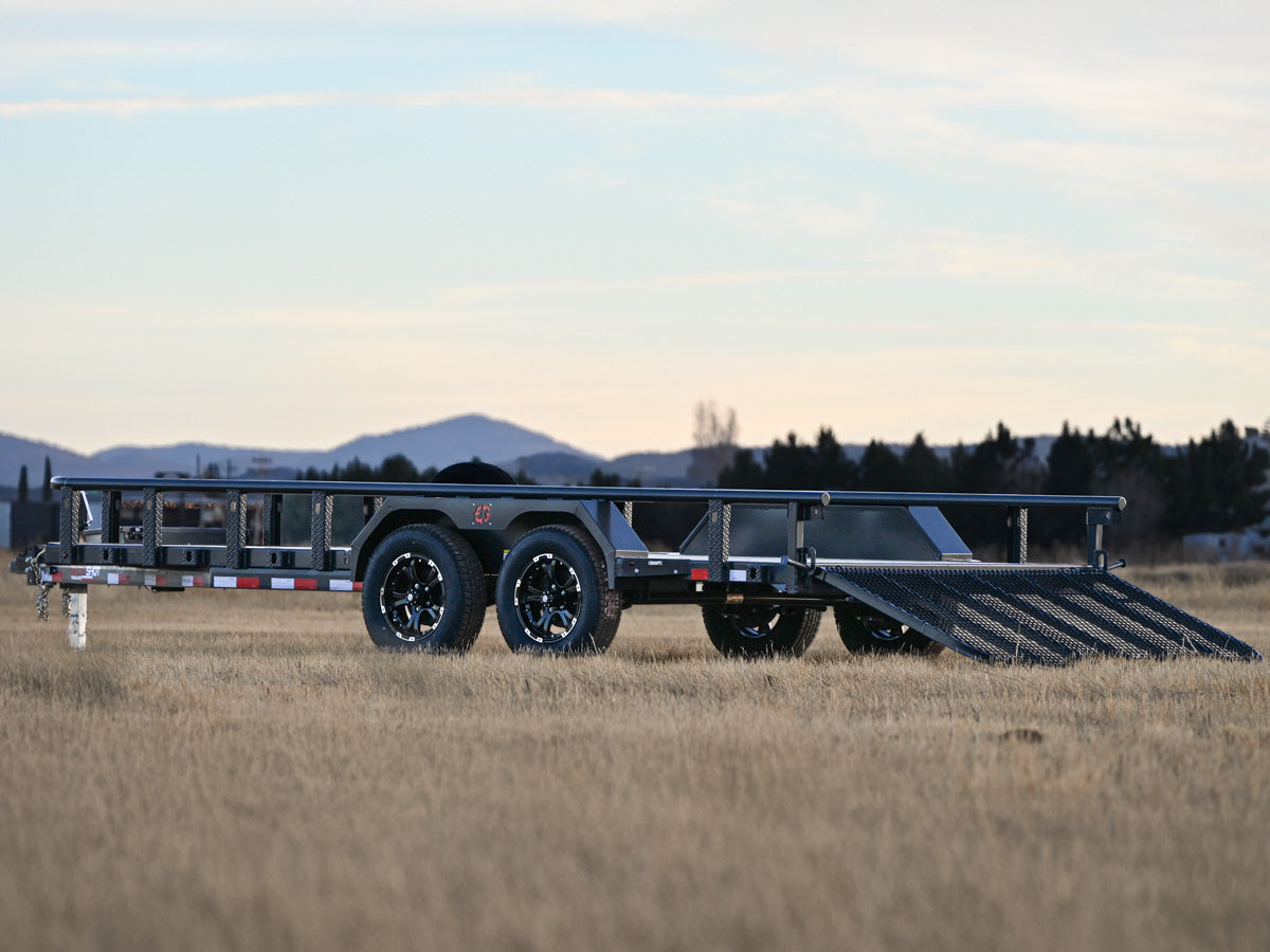 Buckshot 5 Pointer Bumper Pull Utility Trailer