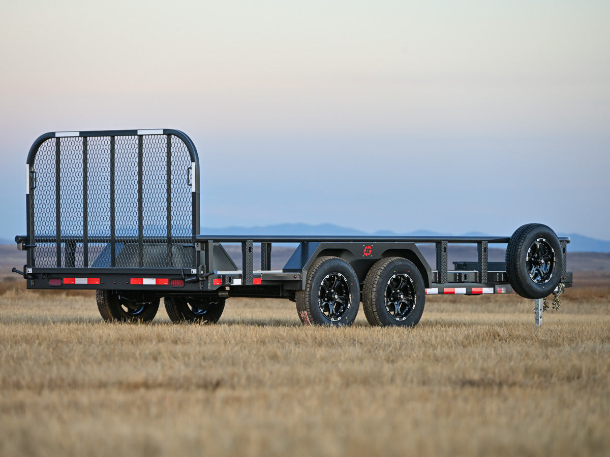 Buckshot 5 Pointer Bumper Pull Utility Trailer