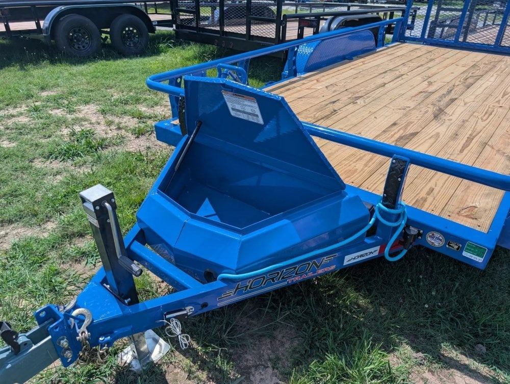 6.5' x 14' Horizon UTZ Bumper Pull Utility Trailer - (2) 3.5K Axles - Utility & SXS - TrailerSwap