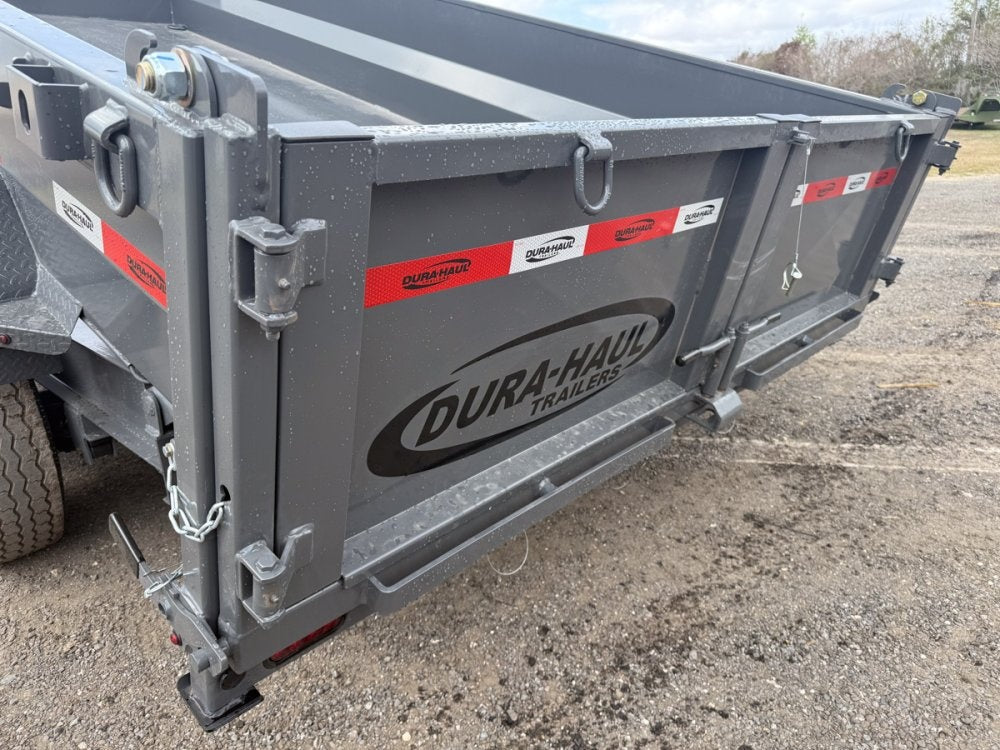 16' Dura-Haul DRL Bumper Pull Dump Trailer 24" Side Walls - (2) 8K Axles 11632