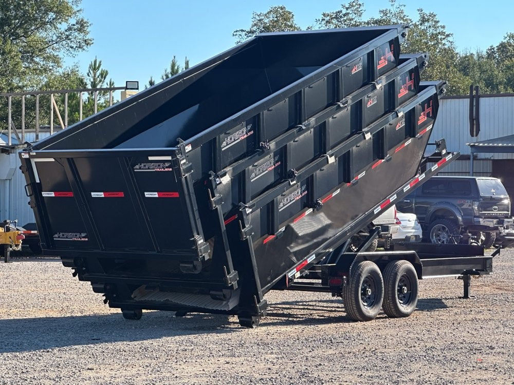 Horizon 16' RDZ BP Roll off Bundle (2) 7k Axles + 3 Bins w/ 4' Walls 7982-C