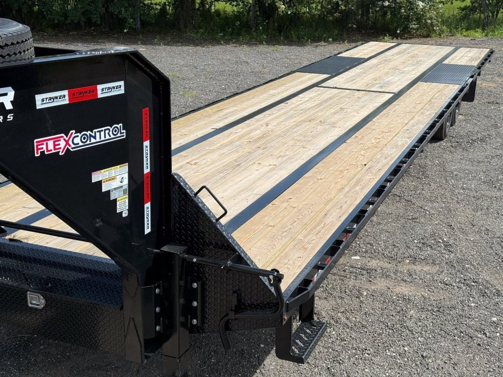 40' Stryker Hotshot Elite Gooseneck Trailer Straight Deck - (2) 10k Axles - Derated 12k GVWR 004459