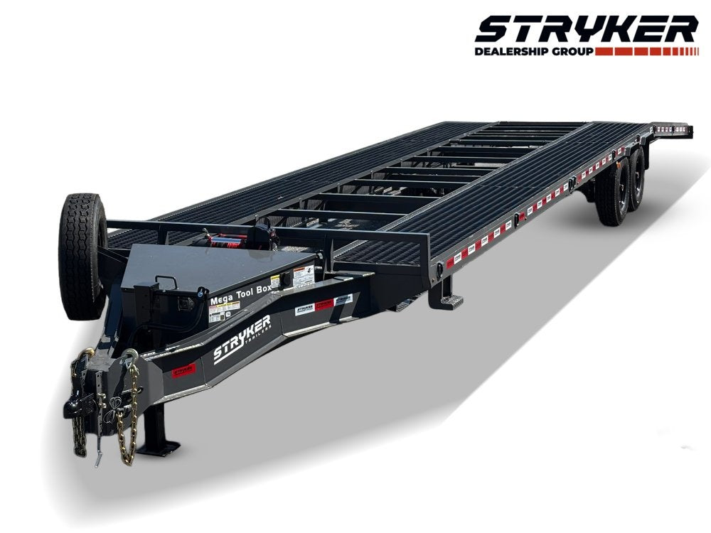 36' Stryker Bumper Pull Mesh Deck Multi Car Hauler - (2) 8k Axles 004570