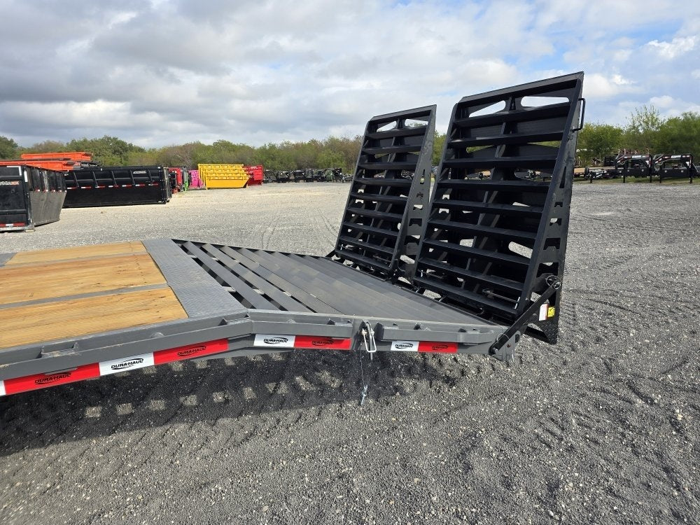 32' DKO Gooseneck Deckover 27' + 5' Mega Ramps (2) 12K Axles 11358
