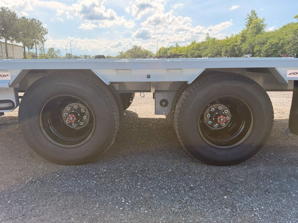 40' Horizon FHZ Gooseneck Dual Wheel Deckover Trailer Mega Ramps - (2) 12K Axles 015676