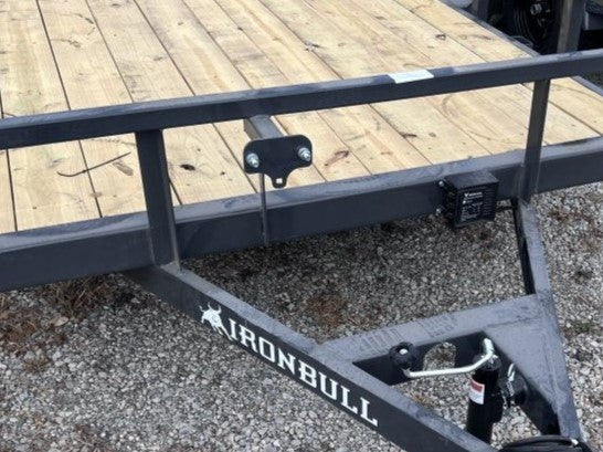 14' x 83" Iron Bull UTB Bumper Pull Utility Trailer - (2) 3,500 lb Axles 112463