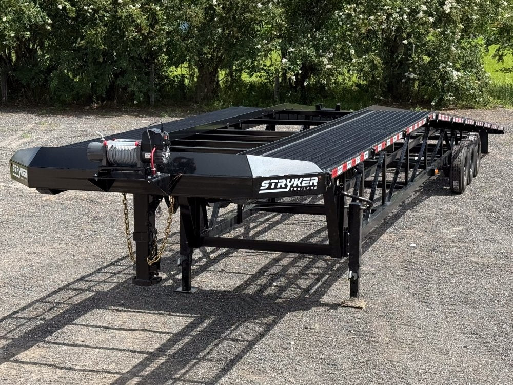 50' Stryker Gooseneck Wedge 3 Car Hauler - (3) 7k Axles Derated 004593