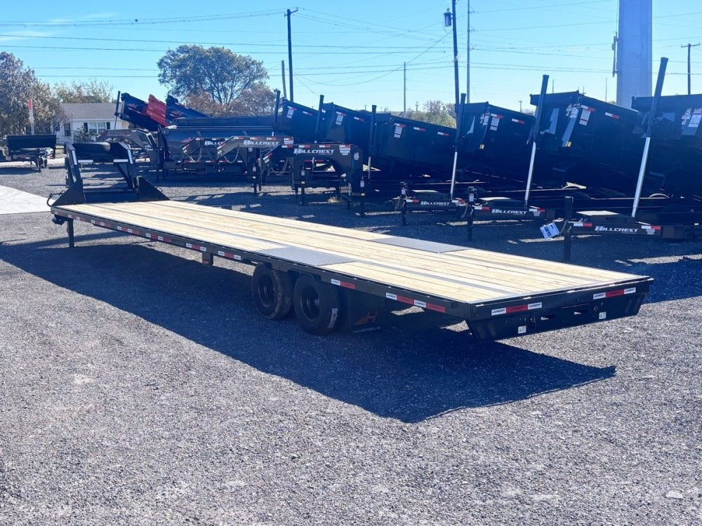 40' FHZ Gooseneck Deckover (2) 10K Axles Straight Deck 12350
