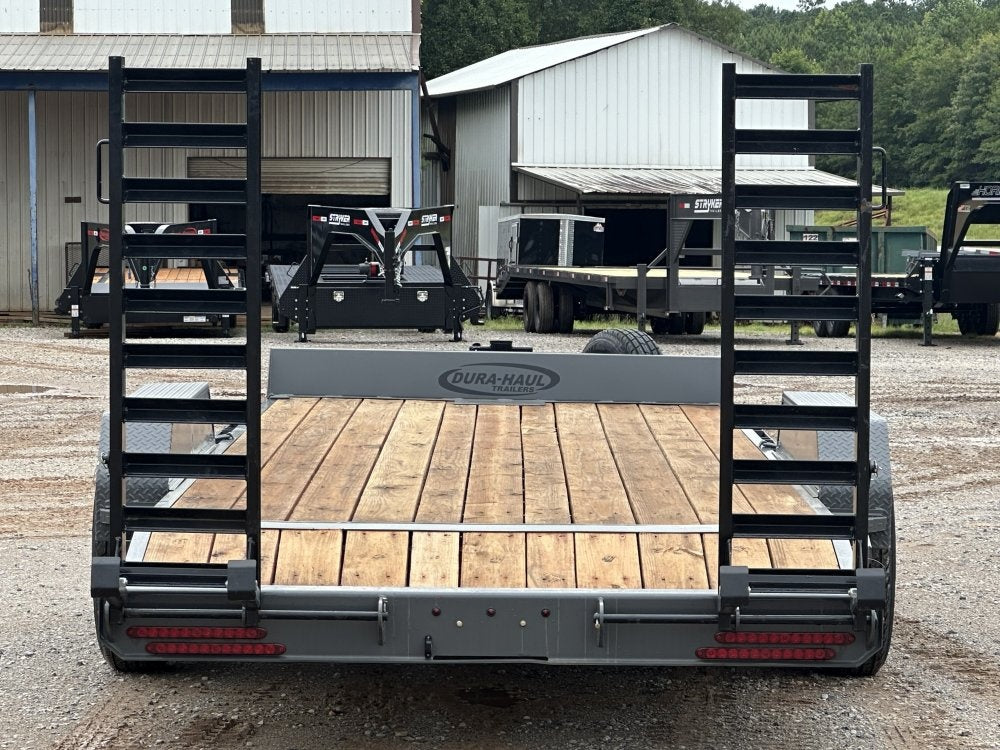 20' ERH Equipment Trailer (2) 7K Axles, Stand Up Ramps 010505