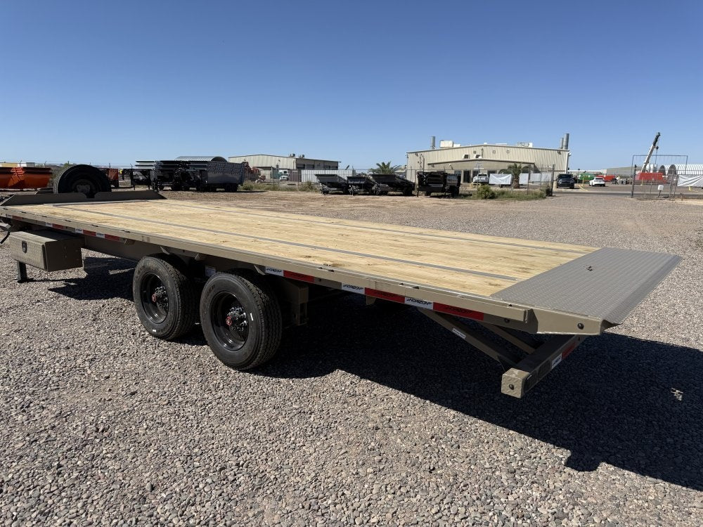 24' Horizon FFT Bumper Pull Full Deckover TIlt Trailer - (2) 10K Axles 018030