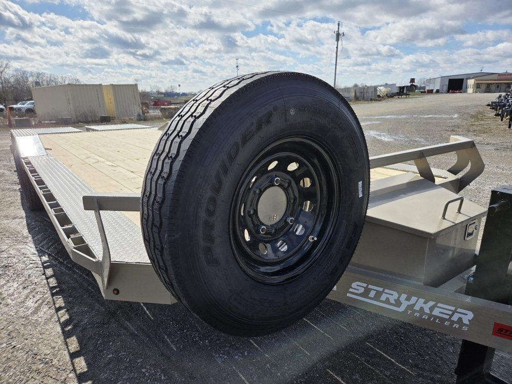 24' Stryker SET Bumper Pull Equipment Trailer DOF - (2) 7K Axles 4079