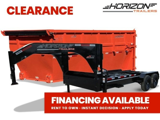 Horizon 16' RDZ GN Roll off Bundle (2) 7k Axles + 1 Bin w/ 6' Walls 016377