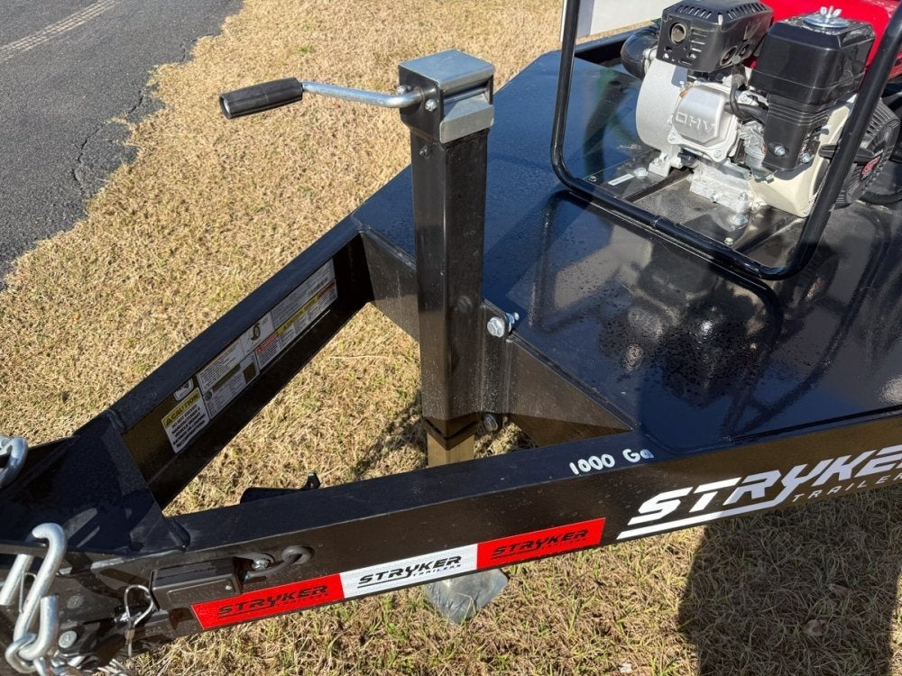 1000 Gallon Water Tank Trailer with Pump and Hose 004575