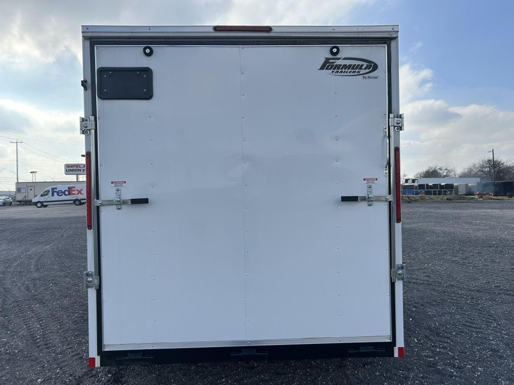 7' x 14' Traverse DLX Flat Top V Nose (2) - 3500 lb Axle - Enclosed - TrailerSwap