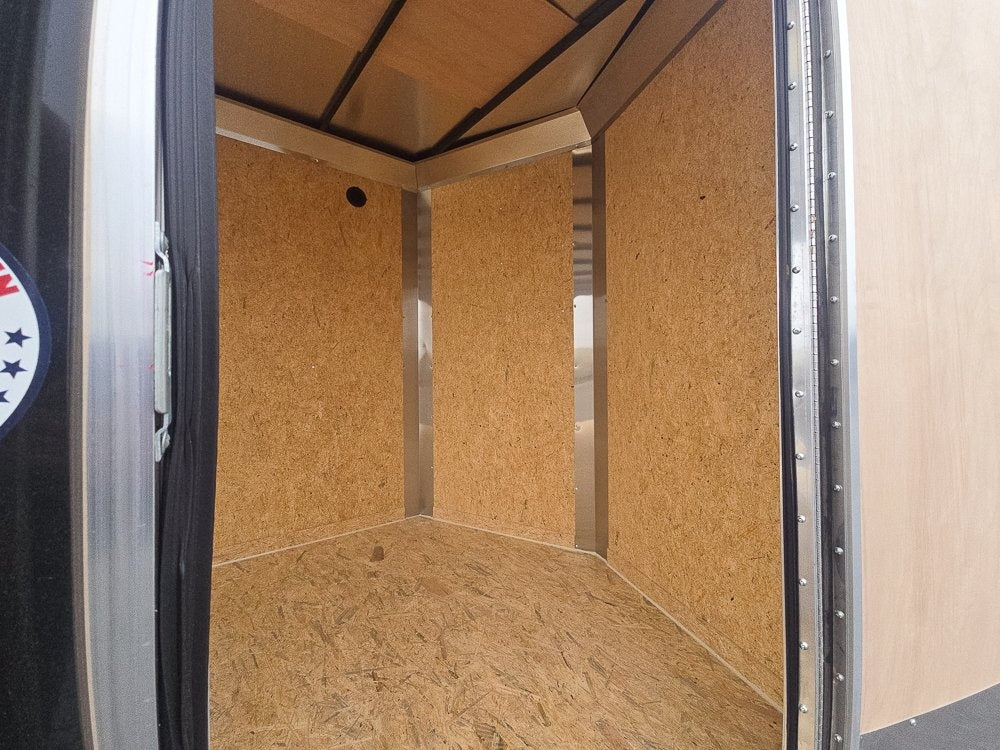 7' x 14' Traverse DLX Flat Top V Nose (2) - 3500 lb Axle - Enclosed - Stryker Dealership Group