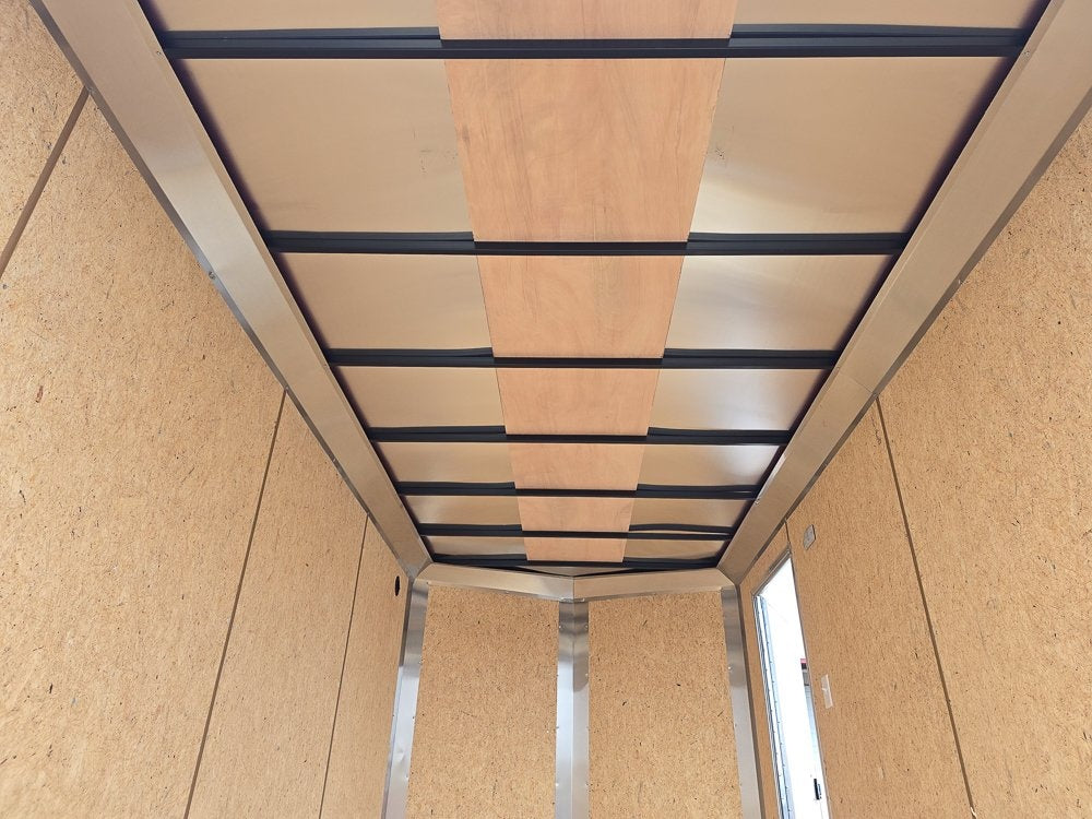 7' x 14' Traverse DLX Flat Top V Nose (2) - 3500 lb Axle - Enclosed - Stryker Dealership Group