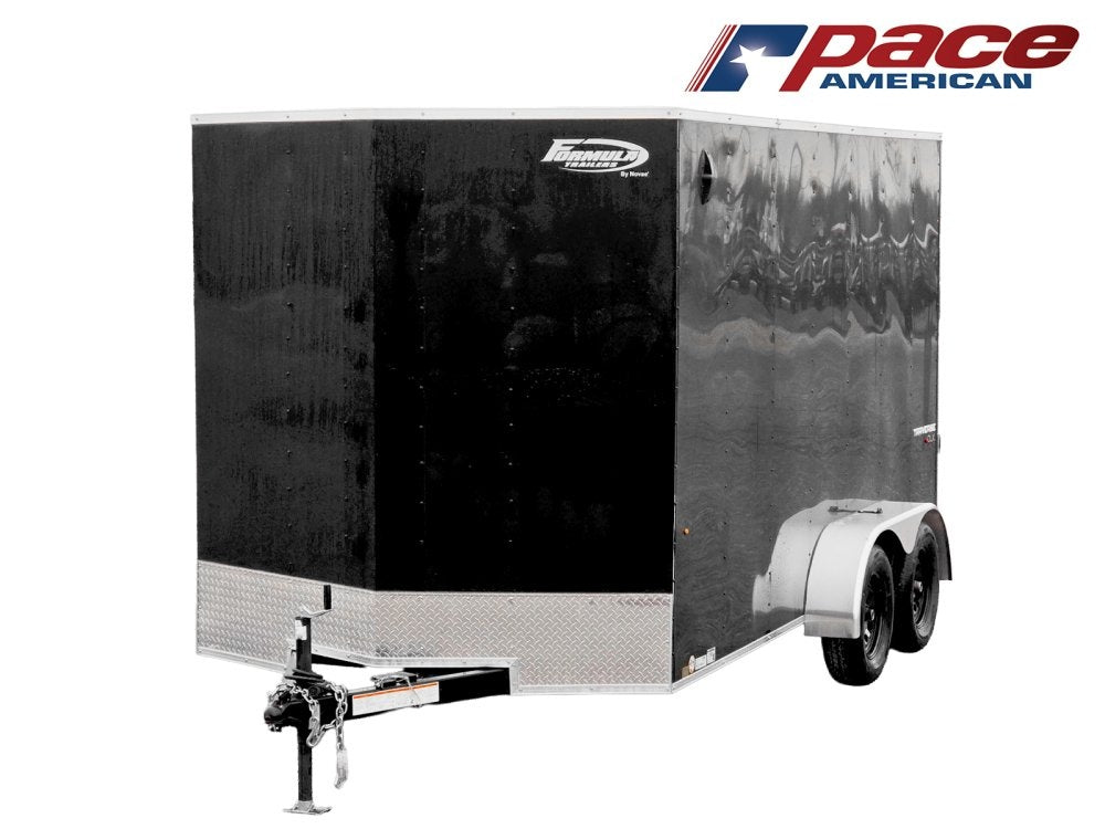 7' x 14' Traverse DLX Flat Top V Nose (2) - 3500 lb Axle - Enclosed - Stryker Dealership Group