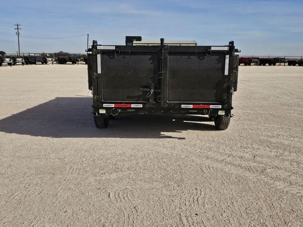 16' Horizon HZ7 Bumper Pull Dump Trailer 36" Side Walls - (2) 8K Axles 16151
