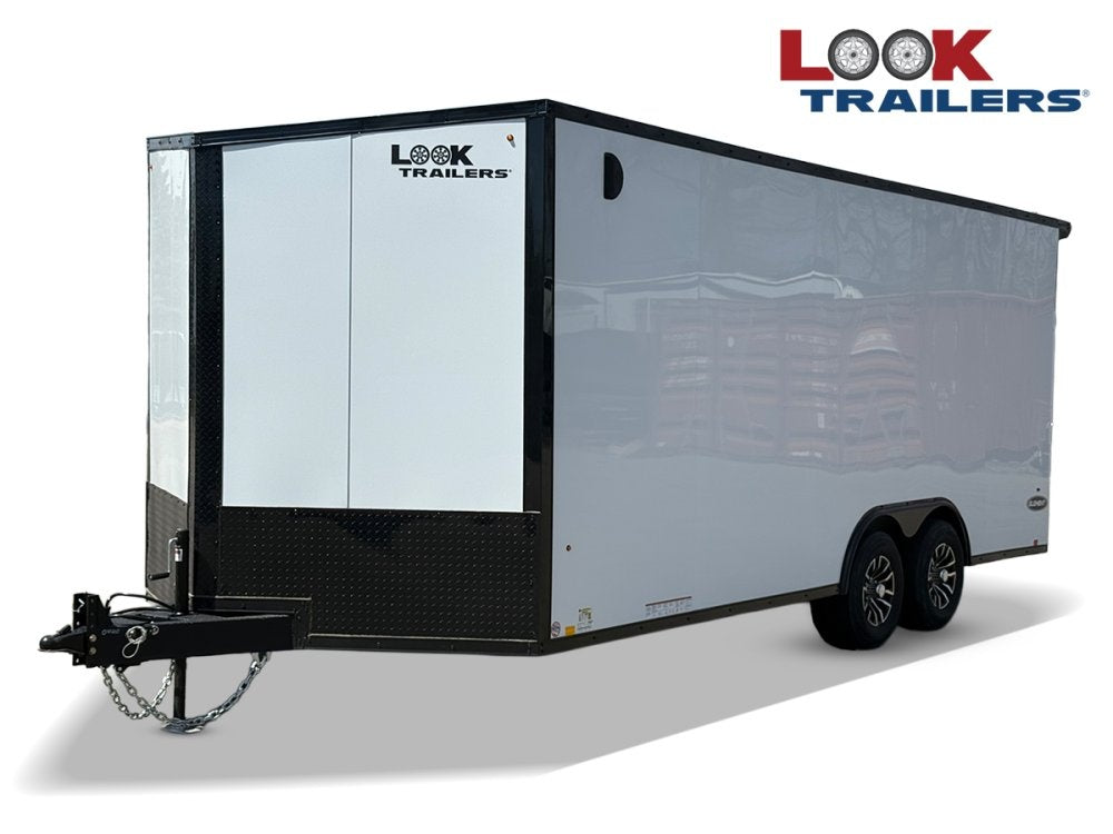 8.5 x 20 Look Trailers Element SE Flat Top V Nose Enclosed Trailer - (2) 5.2k lb Axles 140440