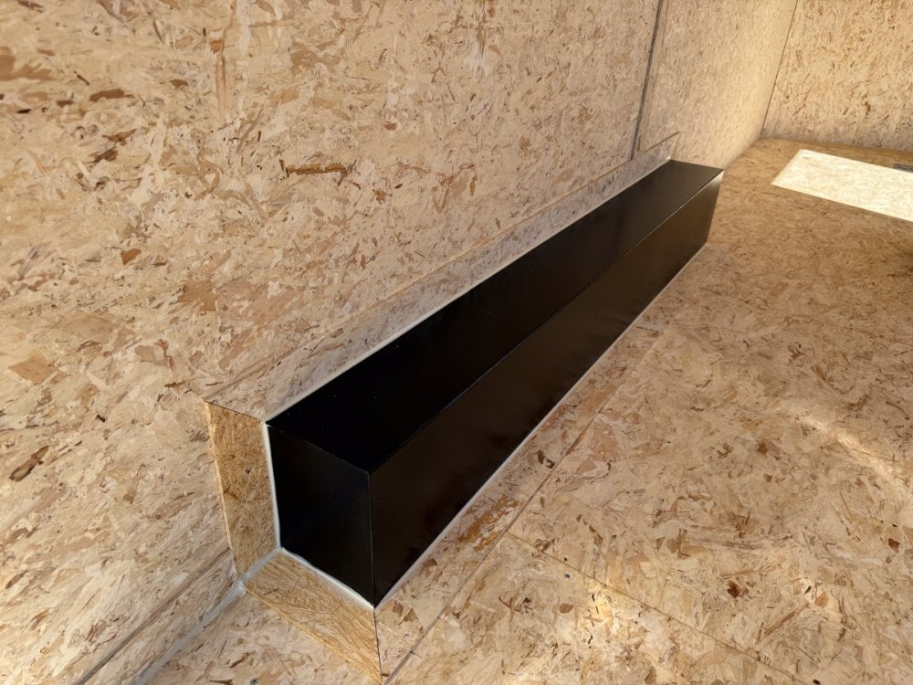 8.5 x 16 Outback DLX Flat Top V Nose Car Hauler (2) - 3500 lbs Axles - Enclosed - TrailerSwap