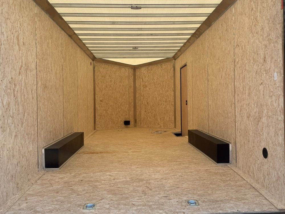 8.5 x 20 Look Trailers Element SE Flat Top V Nose Enclosed Trailer - (2) 5.2k lb Axles - Enclosed - TrailerSwap