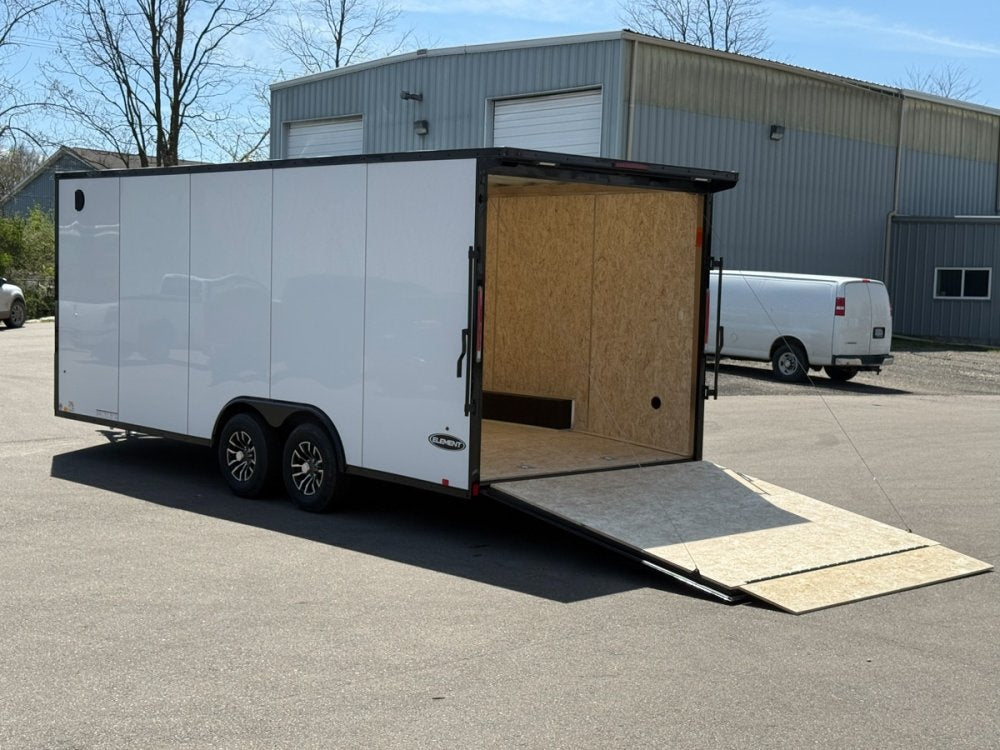 8.5 x 20 Look Trailers Element SE Flat Top V Nose Enclosed Trailer - (2) 5.2k lb Axles - Enclosed - TrailerSwap