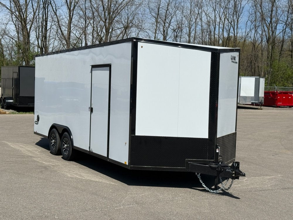 8.5 x 20 Look Trailers Element SE Flat Top V Nose Enclosed Trailer - (2) 5.2k lb Axles - Enclosed - TrailerSwap