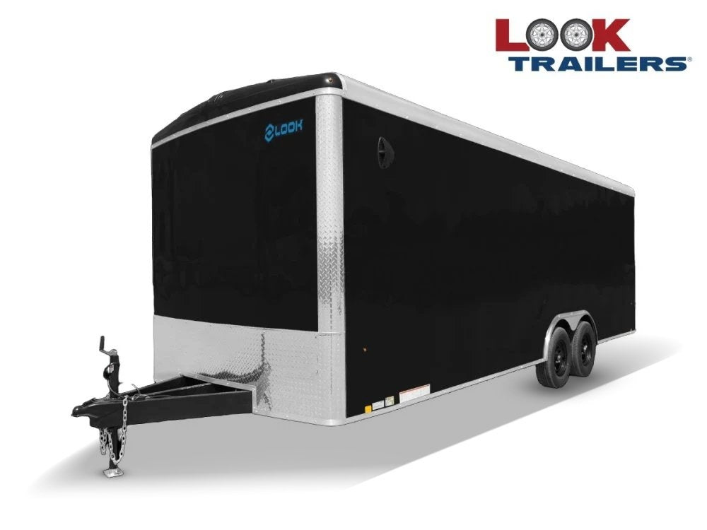 8.5 x 20 Look Trailers Element SE Flat Top V Nose Enclosed Trailer - (2) 5.2k lb Axles - Enclosed - TrailerSwap