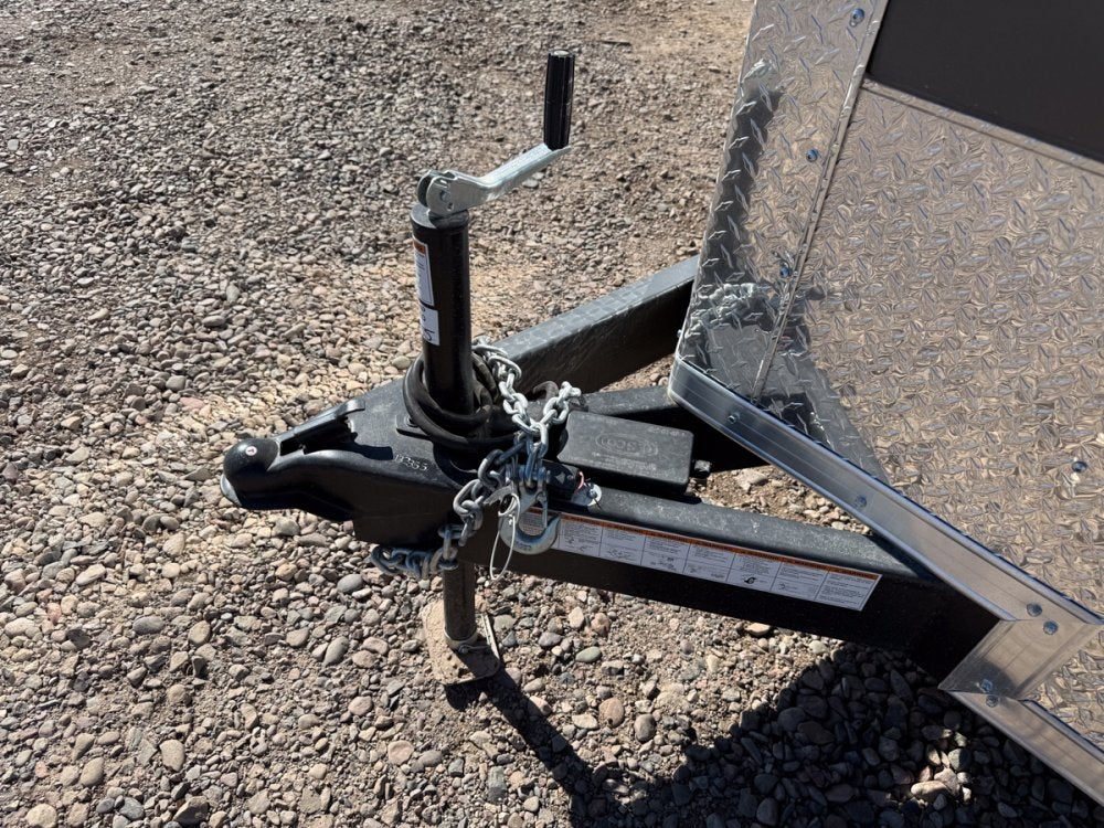 8.5 x 24 Journey SE Flat Top Sloped V Nose Car Hauler (2) 5200 lbs Axles - Enclosed - TrailerSwap