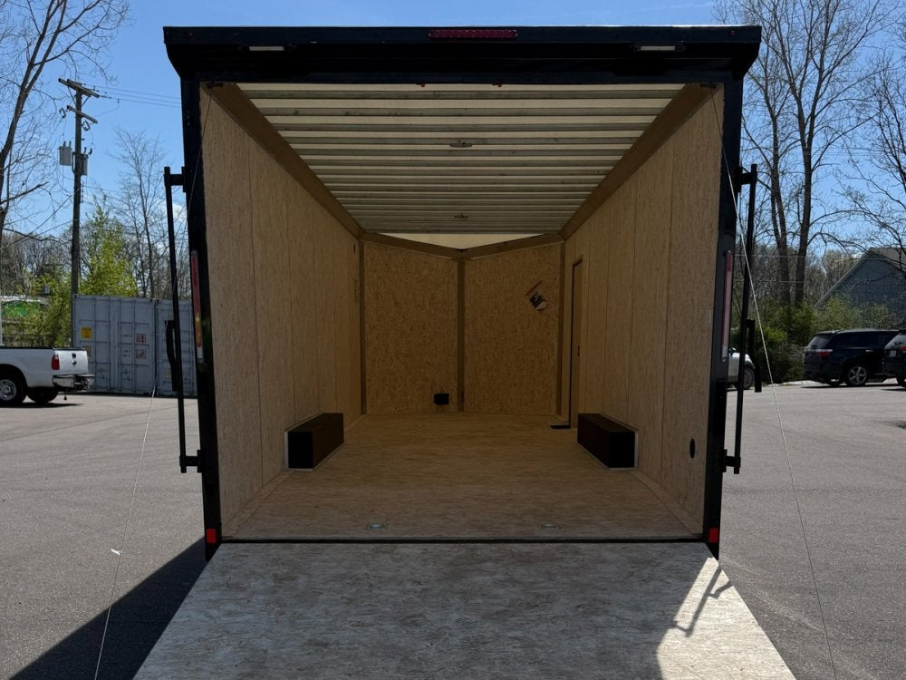 8.5 x 24 Look Trailers Element SE Flat Top V Nose Enclosed Trailer - (2) 5.2k lb Axles - Enclosed - TrailerSwap