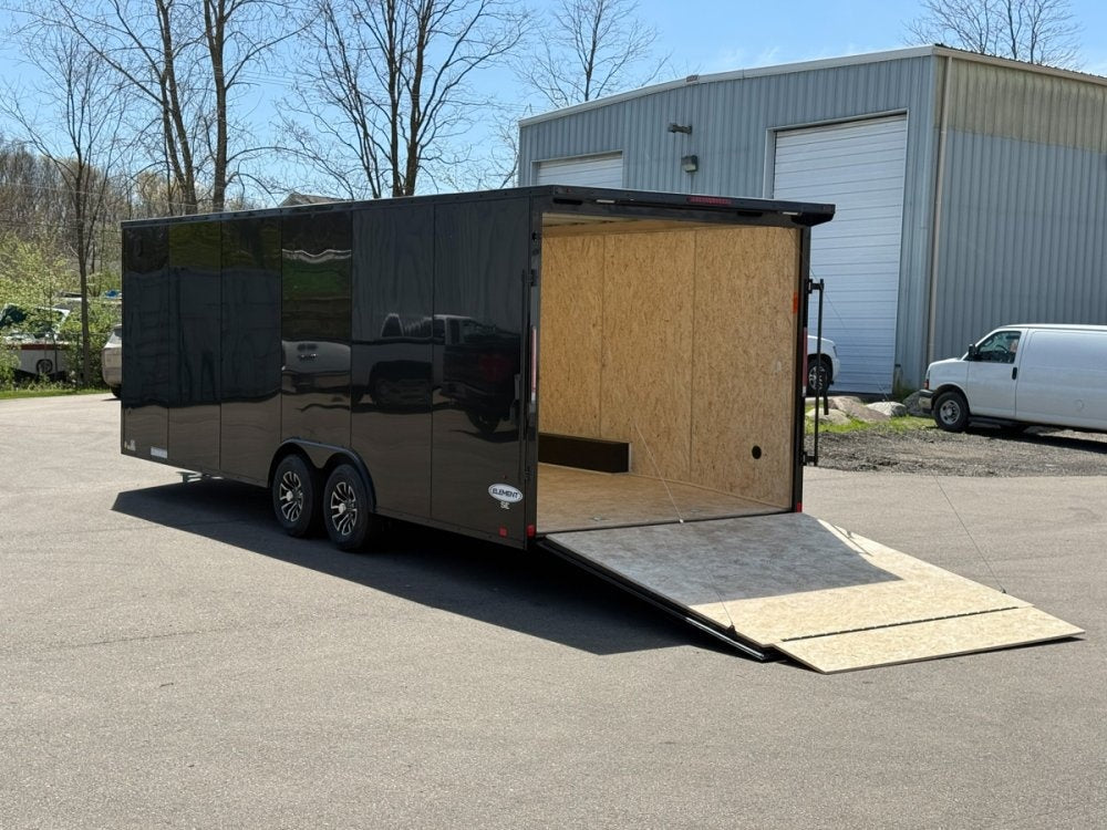 8.5 x 24 Look Trailers Element SE Flat Top V Nose Enclosed Trailer - (2) 5.2k lb Axles - Enclosed - TrailerSwap