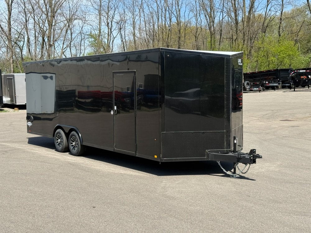 8.5 x 24 Look Trailers Element SE Flat Top V Nose Enclosed Trailer - (2) 5.2k lb Axles - Enclosed - TrailerSwap