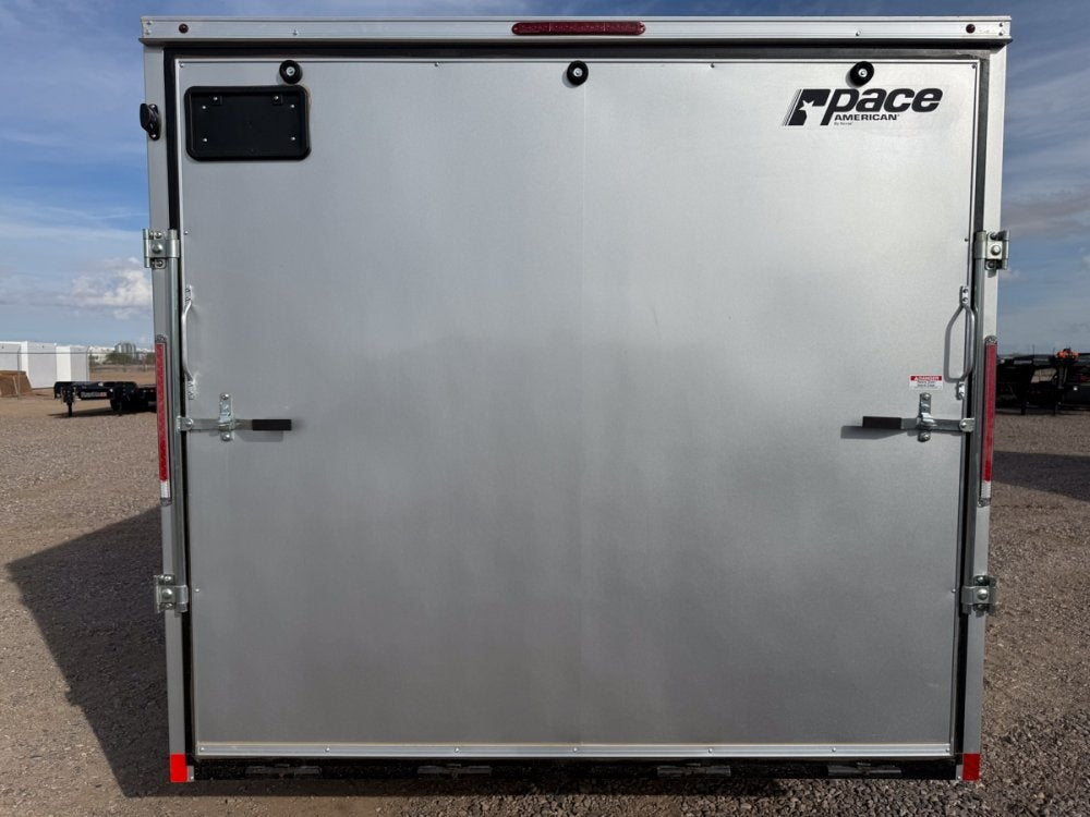 8.5 x 26 Outback SE Flat Top V Nose Car Hauler (2) - 5200 lbs Axles - Enclosed - TrailerSwap