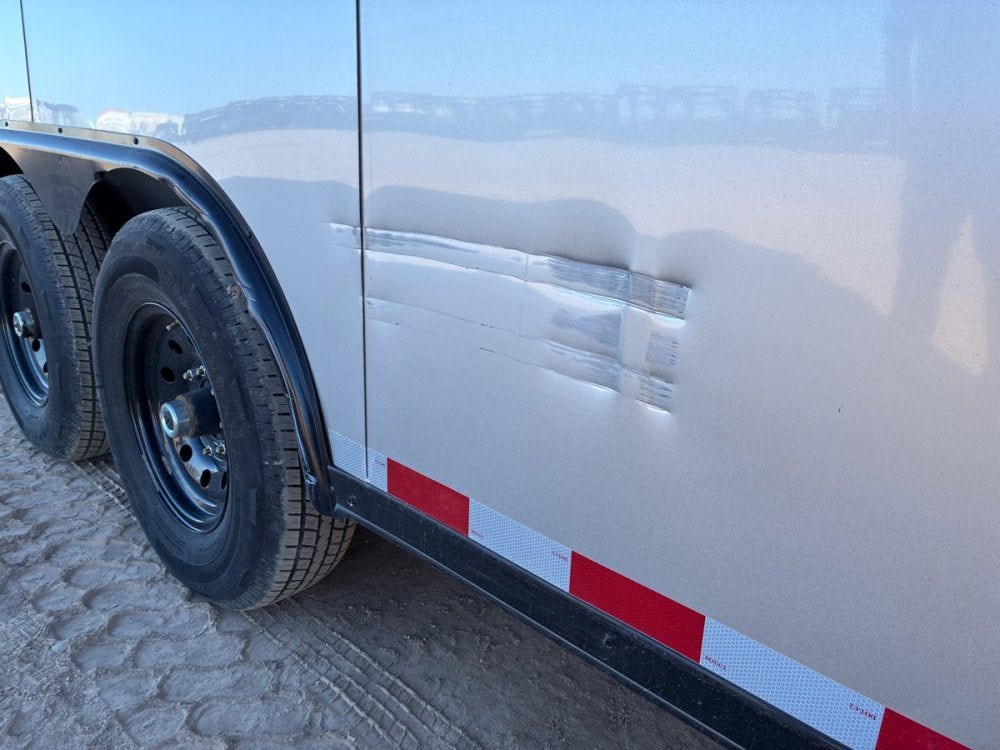 8.5 x 28 Tremor SE Flat Top Sloped V Nose Enclosed Trailer - (2) 7000 lb Axle - Enclosed - TrailerSwap