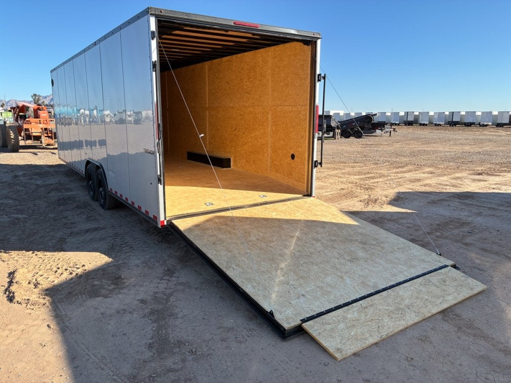 8.5 x 28 Tremor SE Flat Top Sloped V Nose Enclosed Trailer - (2) 7000 lb Axle - Enclosed - TrailerSwap