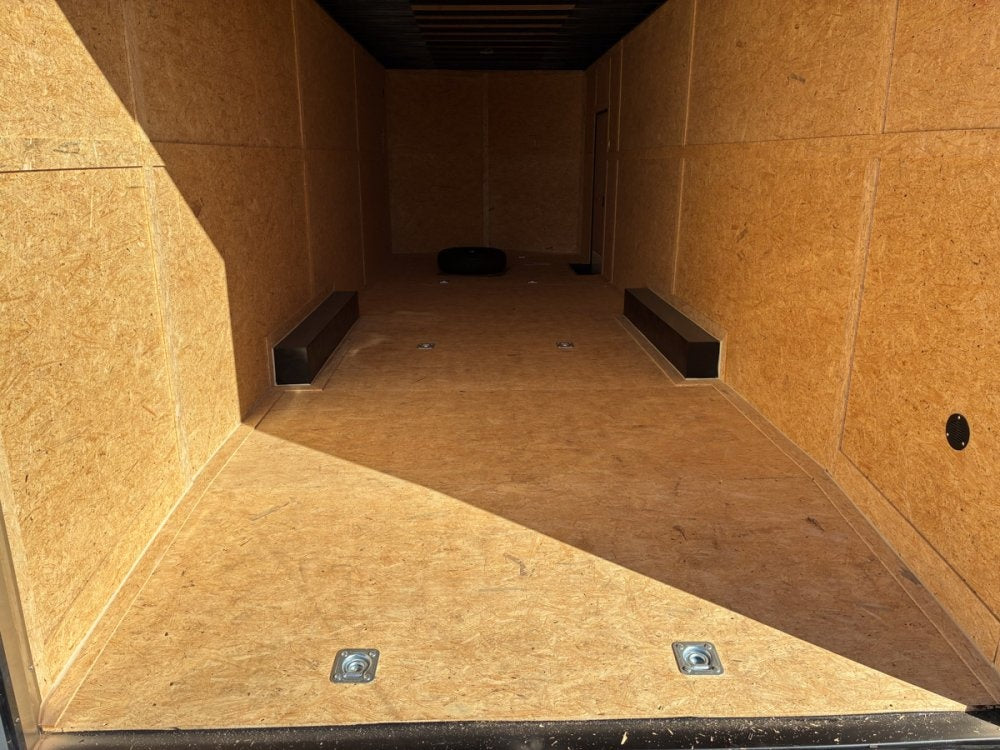 8.5 x 28 Tremor SE Flat Top Sloped V Nose Enclosed Trailer - (2) 7000 lb Axle - Enclosed - TrailerSwap