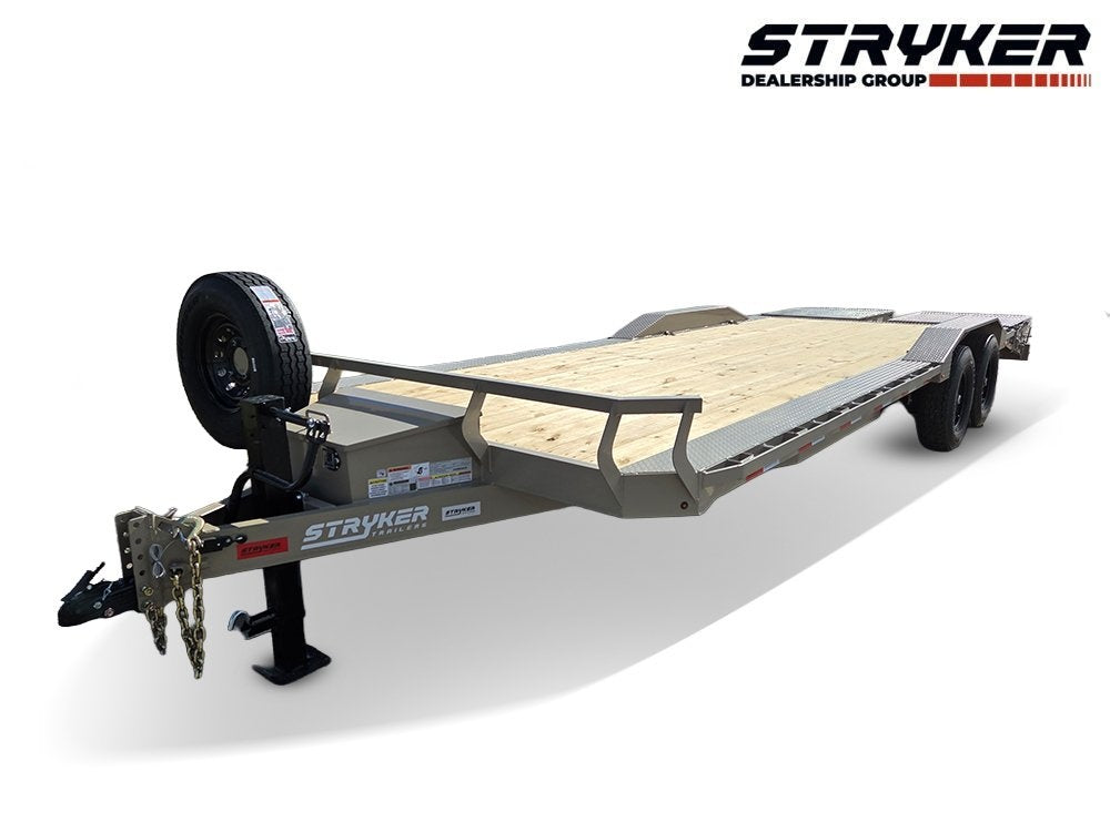 24' Stryker SET Bumper Pull Equipment Trailer DOF - (2) 7K Axles 4079