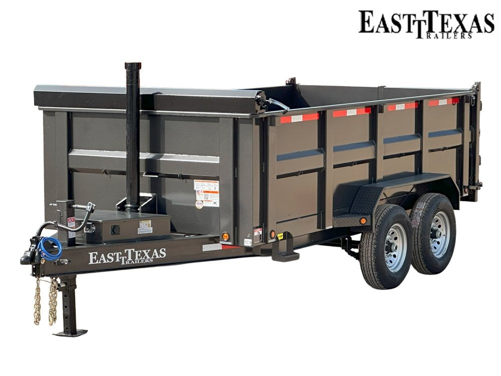 83"x14' Bumper Pull Dump Trailer 36" Sides - 14k GVWR - Telescopic - Bumper Pull Dump - Dump Trailers - TrailerSwap