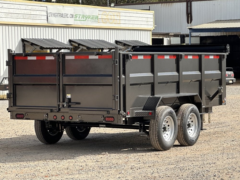 83"x14' Bumper Pull Dump Trailer 36" Sides - 14k GVWR - Telescopic - Bumper Pull Dump - Dump Trailers - TrailerSwap