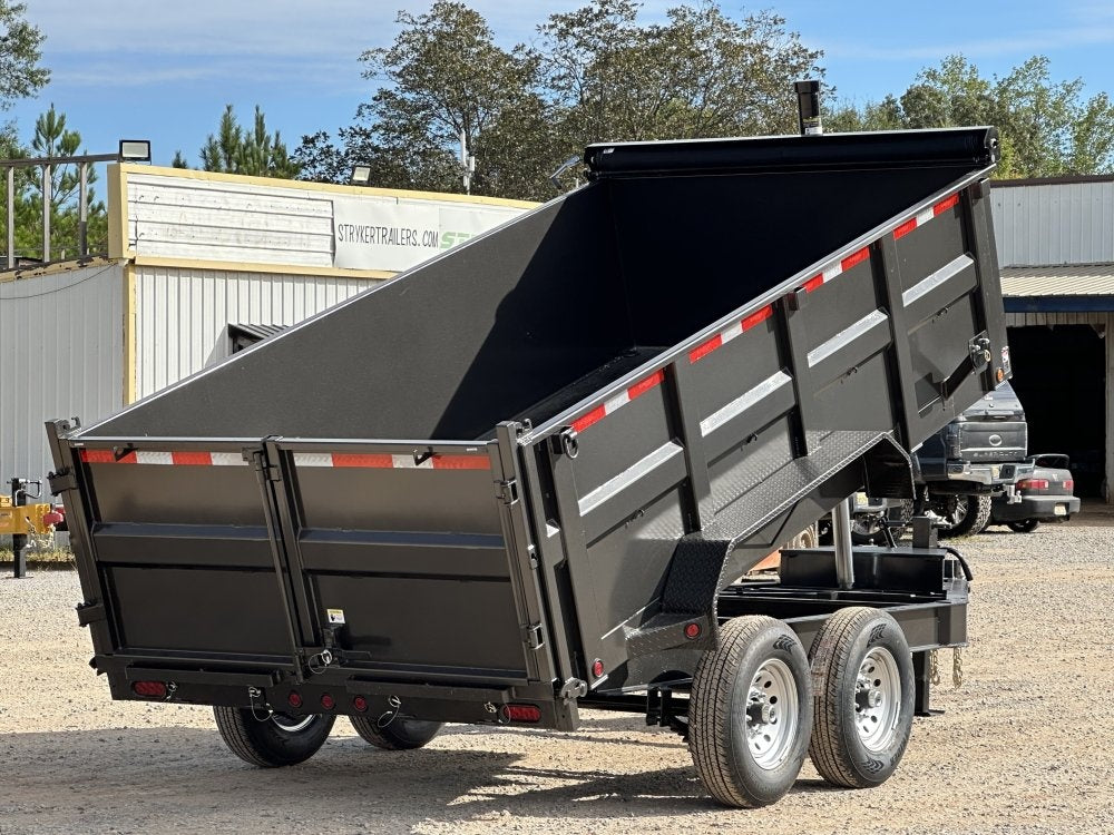 83"x14' Bumper Pull Dump Trailer 36" Sides - 14k GVWR - Telescopic - Bumper Pull Dump - Dump Trailers - TrailerSwap