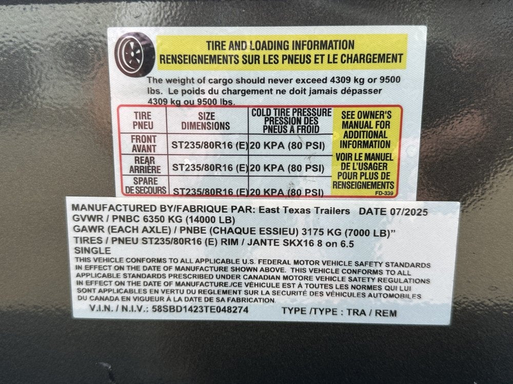 83"x14' Bumper Pull Dump Trailer 36" Sides - 14k GVWR - Telescopic - Bumper Pull Dump - Dump Trailers - TrailerSwap