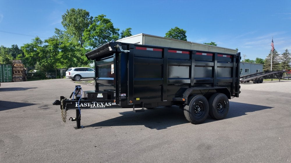 83"x14' Bumper Pull Dump Trailer 48" Sides - 14k GVWR - Bumper Pull Dump - Dump Trailers - TrailerSwap