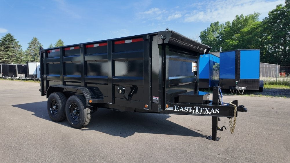 83"x14' Bumper Pull Dump Trailer 48" Sides - 14k GVWR - Bumper Pull Dump - Dump Trailers - TrailerSwap
