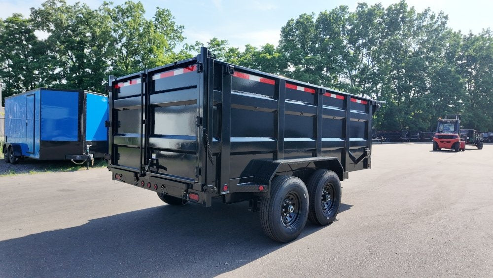 83"x14' Bumper Pull Dump Trailer 48" Sides - 14k GVWR - Bumper Pull Dump - Dump Trailers - TrailerSwap